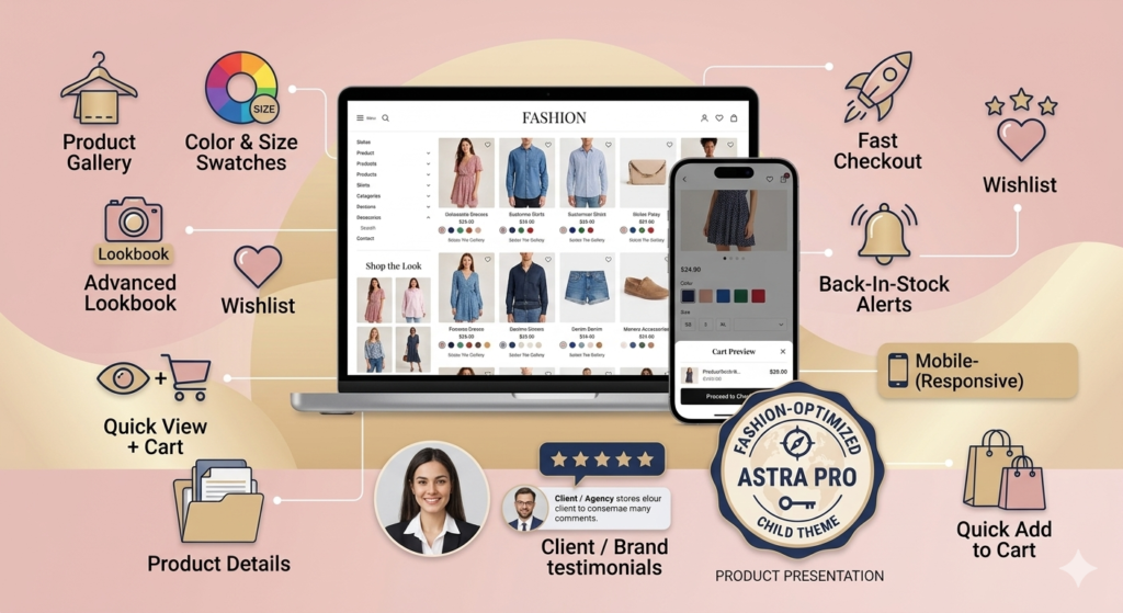Fashion Store WooCommerce Kit – Complete E-Commerce Solution for Fashion Brands