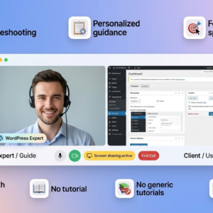2-Hour WordPress Coaching Call – Personalized Video Training